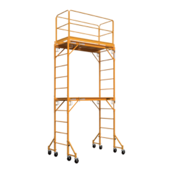 SCAFFOLD-29"X6' BASE 5' TALL STEEL (SET)