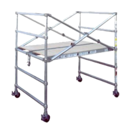 SCAFFOLD-5'X8' BASE 6' TALL ALUMINUM